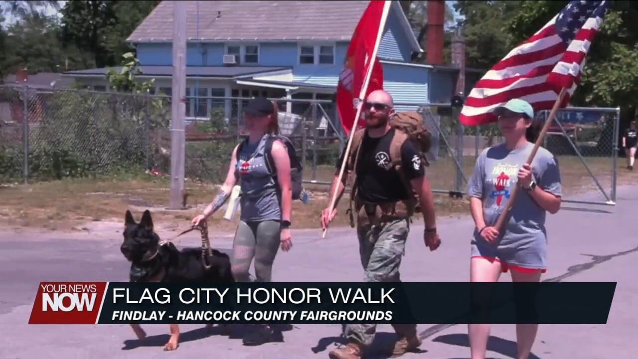 Flag City holds 2nd Annual Honor Walk to bring awareness to veteran mental health
